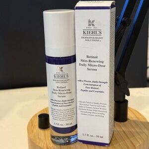 Kiehl's Retinol Skin-Renewing Daily Micro-Dose Serum 1.7oz AntiAging Peptide NIB